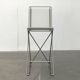 Postmodern German kitchen bar stool Kreuzschwinger by Till Behrens for Schlubach, 1980s.