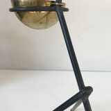 1950 metal and brass ashtray