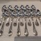12 silver plated soup spoons by Christofle Marly, 20.6 cm