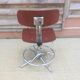 Chaise de bureau  bao pagholz vintage 60 pivotante & télescopique tbe