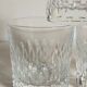 Quatre verres gobelets à whisky en cristal d'Arques vintages