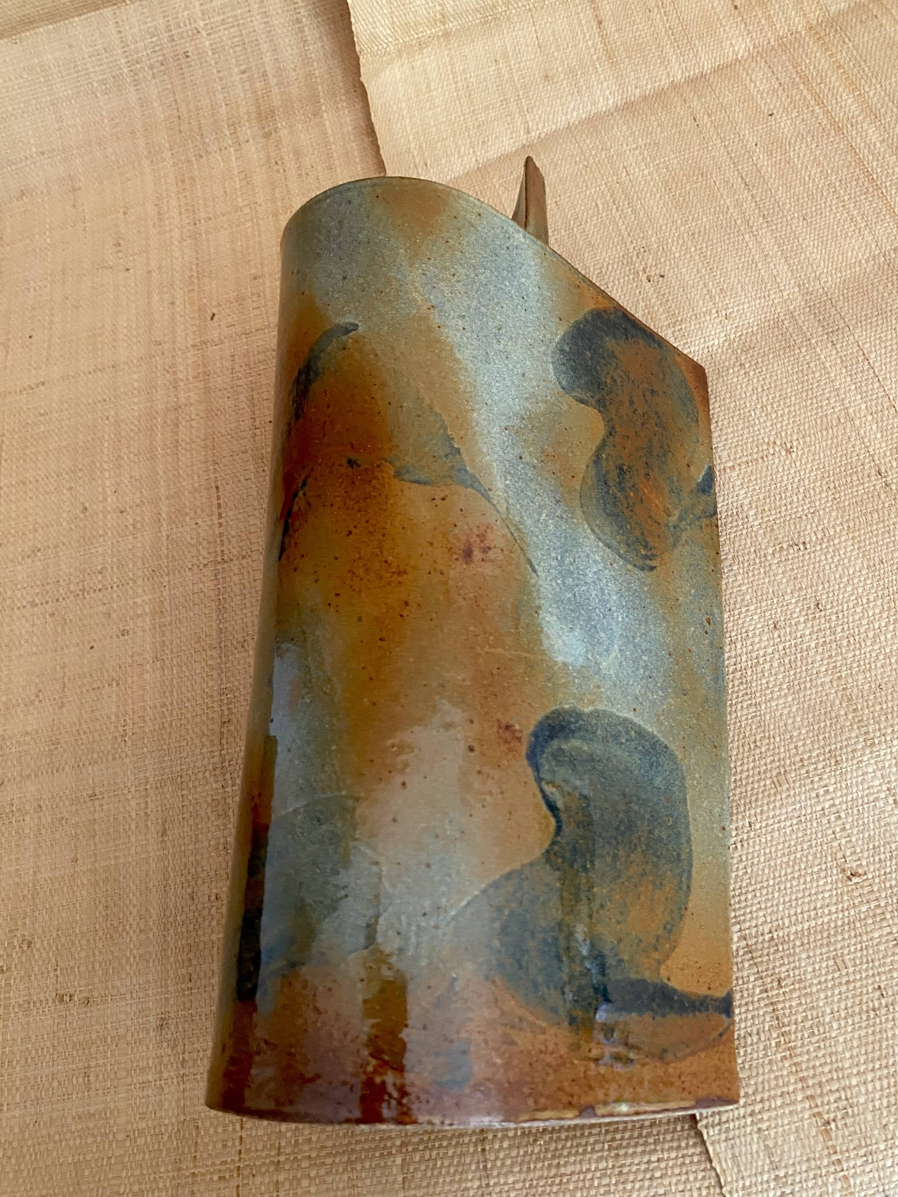 Free-form ceramic vase from the 1970s.