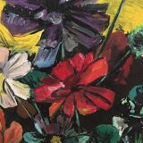 Oil painting on canvas signed RONSIN (Dated 80)