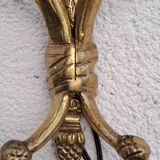 Gilded bronze wall lamp