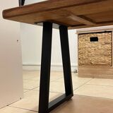 Solid oak coffee table