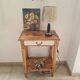 Country chic console side table