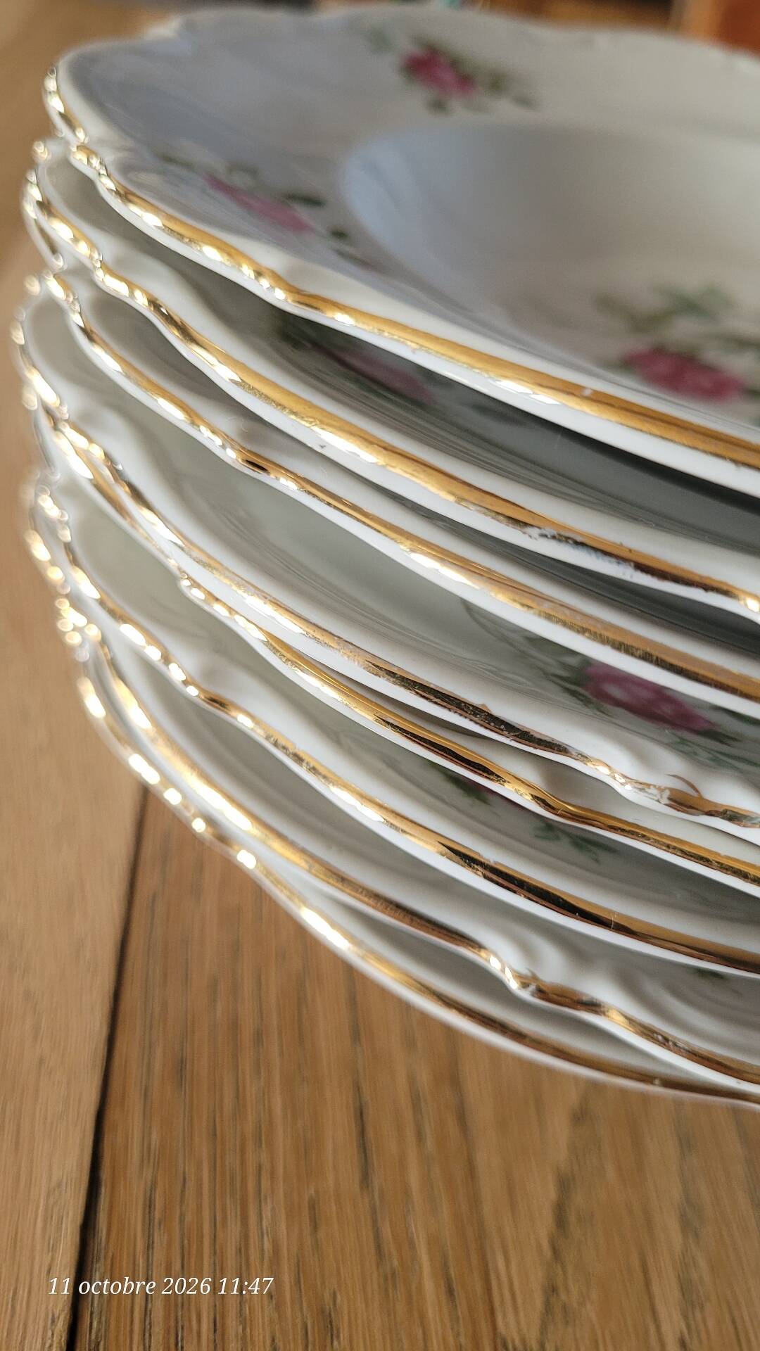 8 deep plates Mitterteich Bavaria