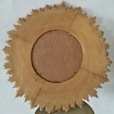 Mirror sun gilded wood