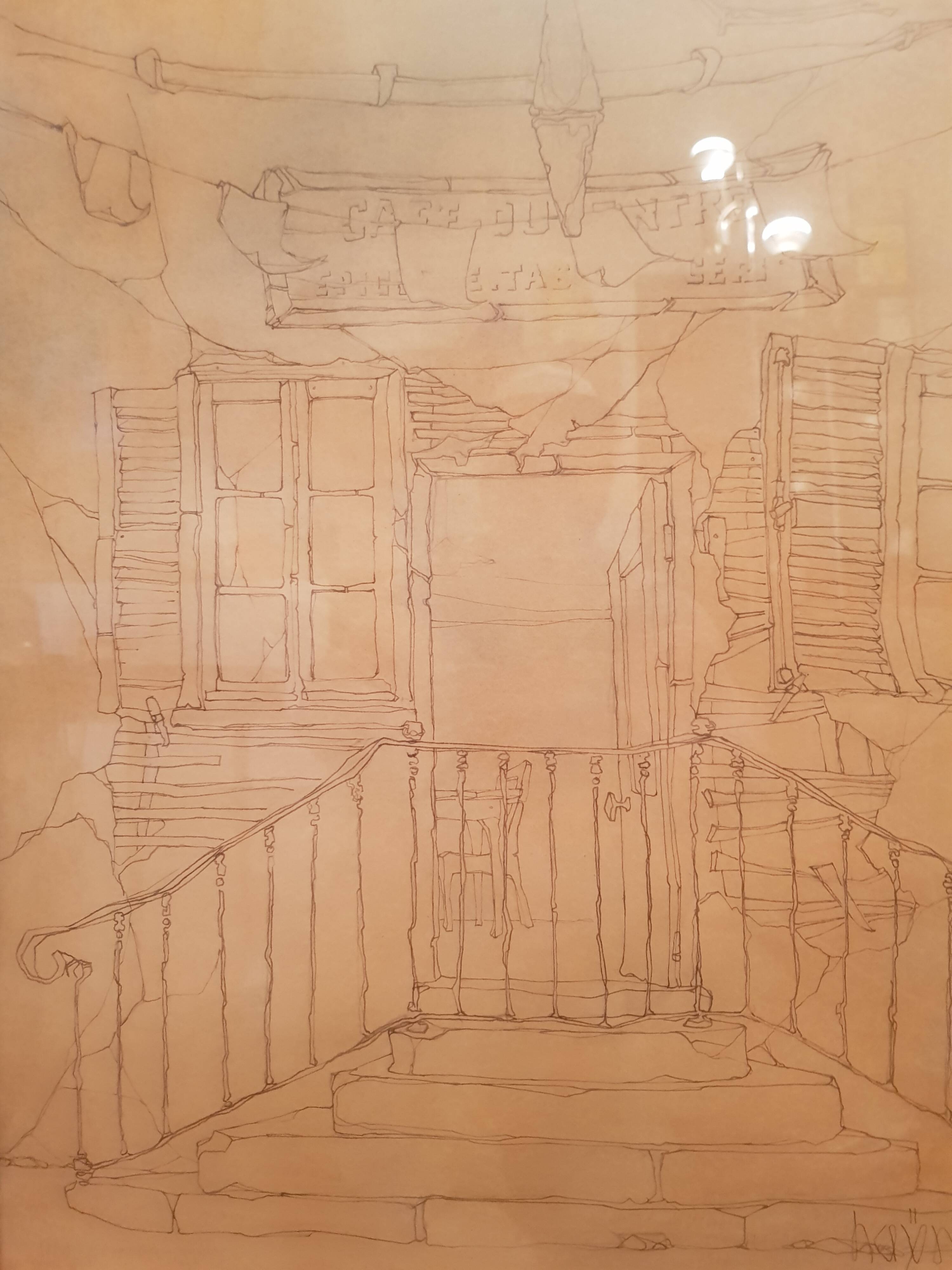 Vintage painting signed Hayn
