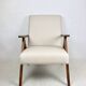 Fauteuil vintage Var- B-310 - laine beige