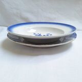 Shallow dish Badonviller and Creil and Montereau blue