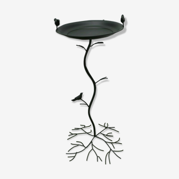 Iron bird bath