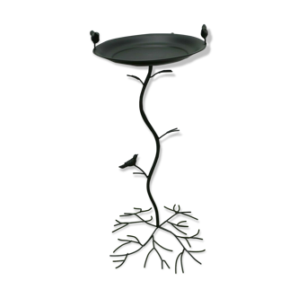 Iron bird bath