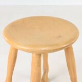 Danish Beech Stool, c.1960