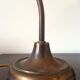 Lampe tulipe col de cygne en laiton