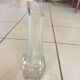 Vase ancien en cristal de Baccarat, col en biseau, éstampille
