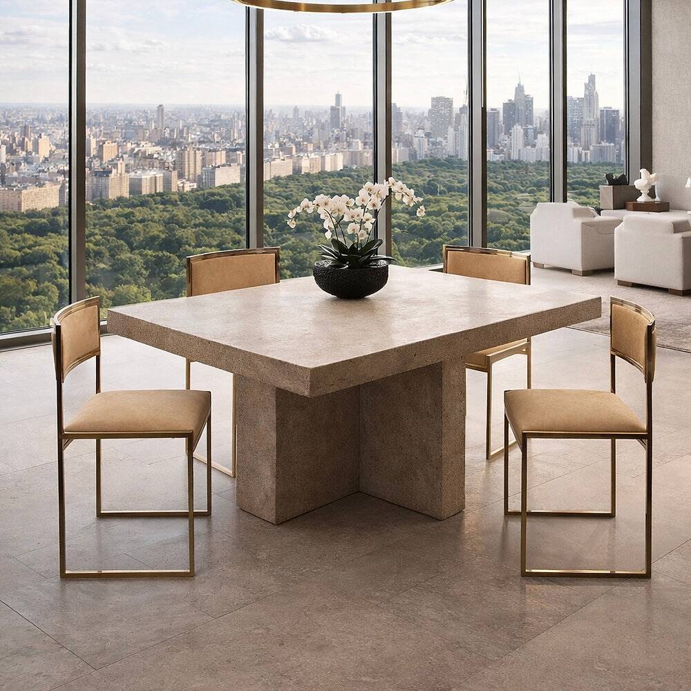 SQ-AL chairs by Willy Rizzo for Maison Willy Rizzo – brass version 1970