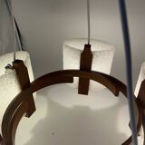 Scandinavian teak chandelier