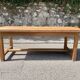 Table de ferme bois brut 200 cm
