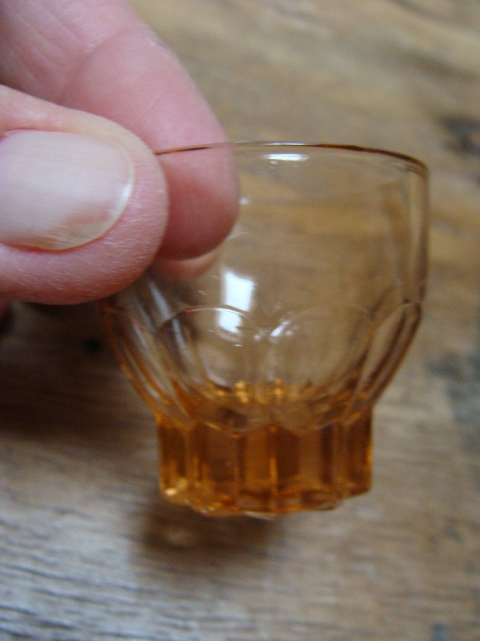 Art Deco liqueur glasses