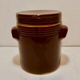 sandstone pot with lid