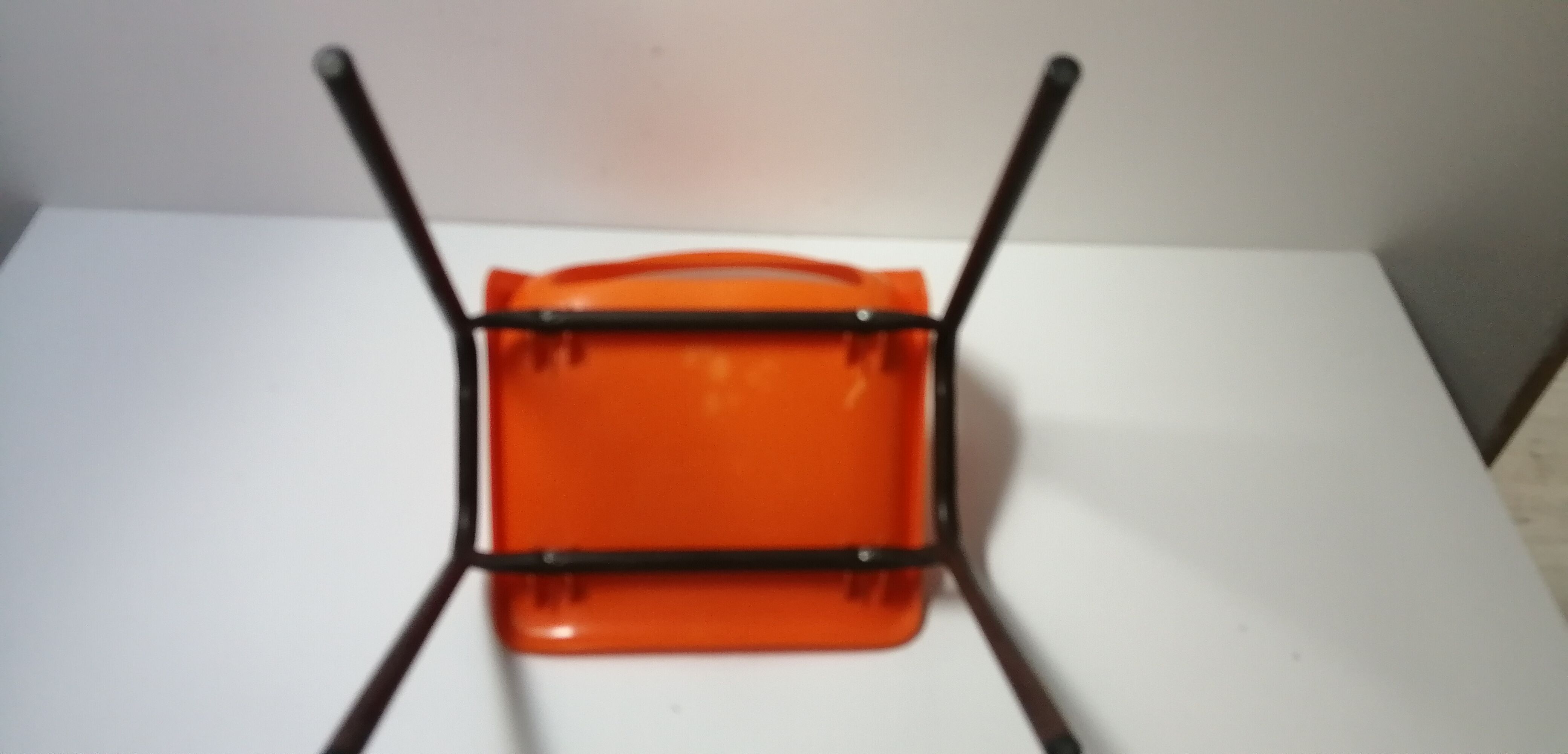 Vintage children's chair orange HB