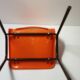 Chaise enfant vintage orange HB