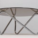 French tubular steel coffee table/coffee table, 1970s
