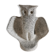 Vintage lamp owl owl ceramic faience