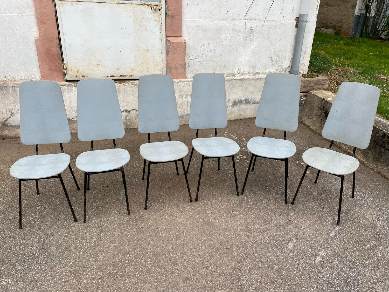 Set of 6 vintage dining room chairs