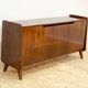 Mid-century walnut dresser by František Jirák, storage cabinet, 1970s