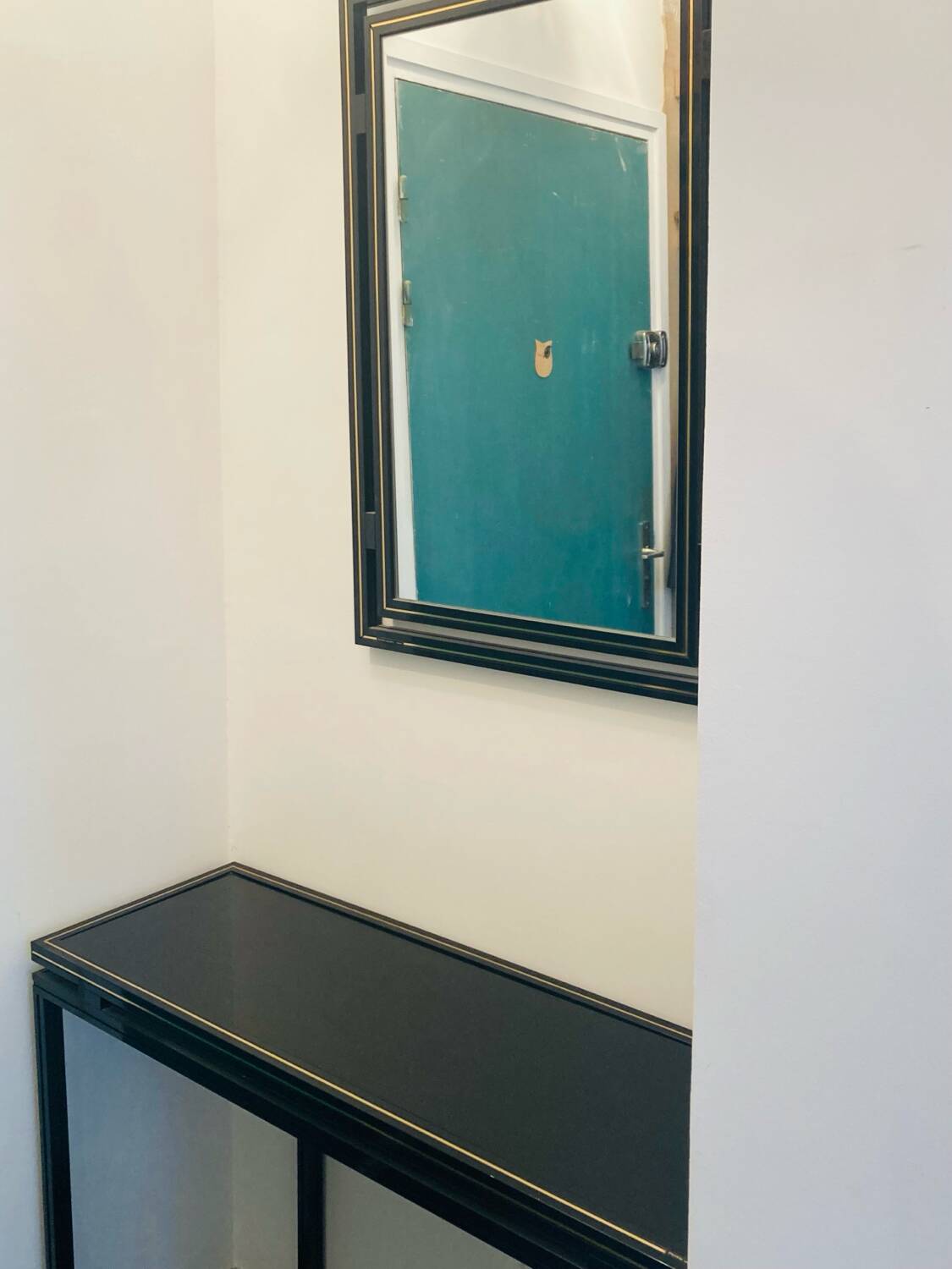 Console and mirror Pierre Vandel