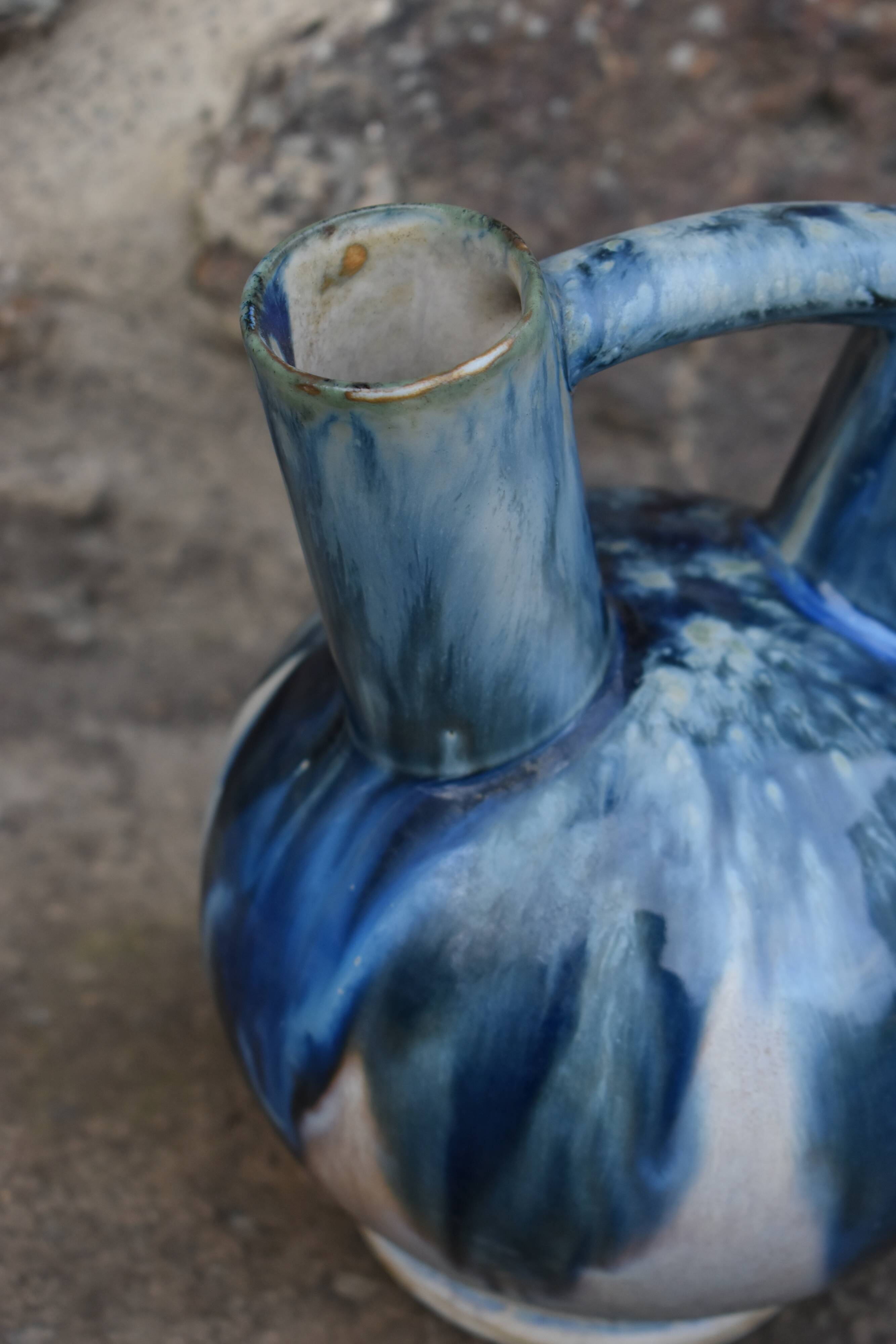 Vase double col art déco