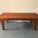 Table basse vintage placage teck