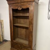 20th-century walnut library