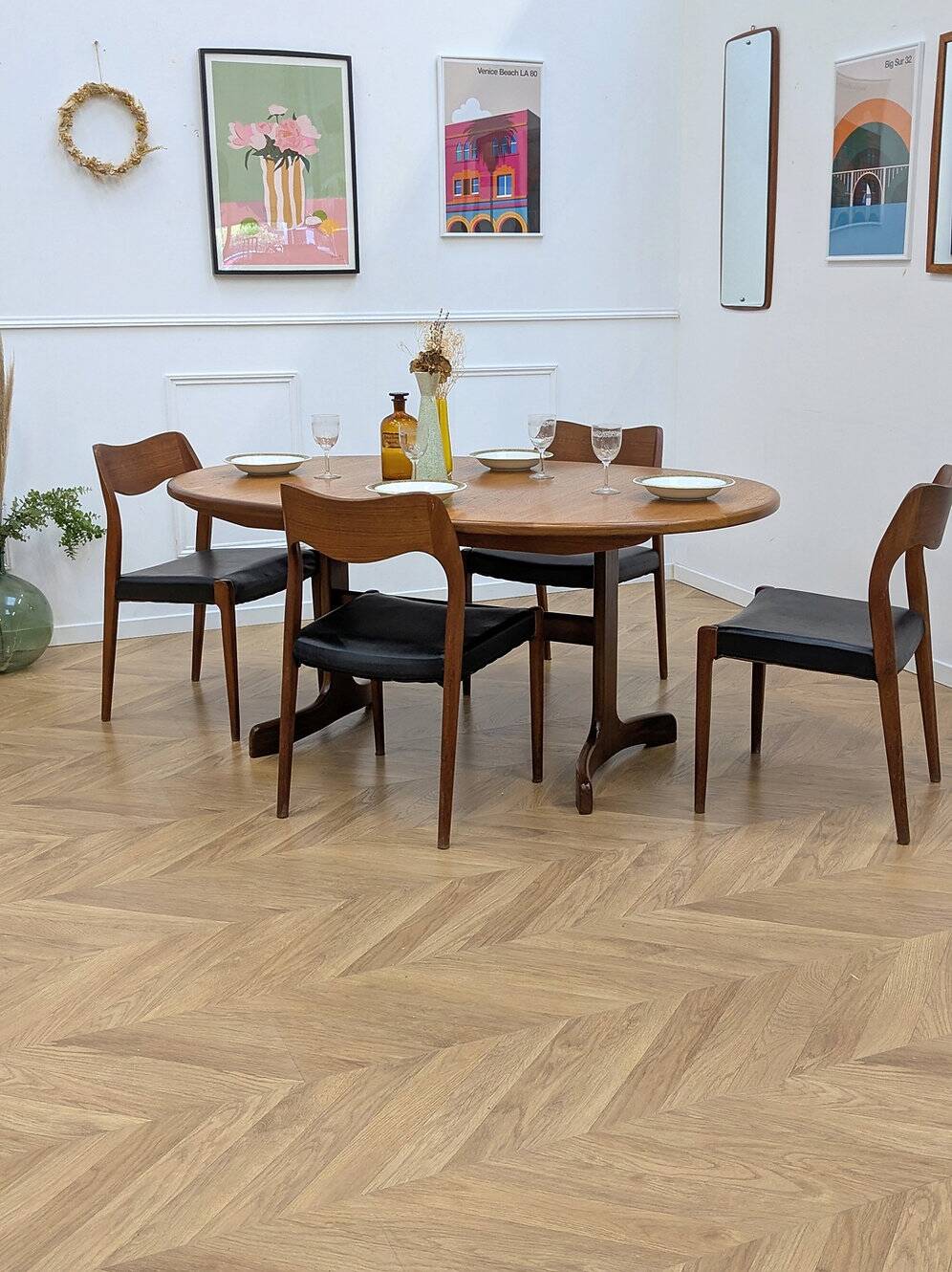 Vintage Fishtail Dining Table by Gplan