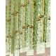 Contemporary Modern Italian Green“Tropical” Murano Glass Gold Chandelier
