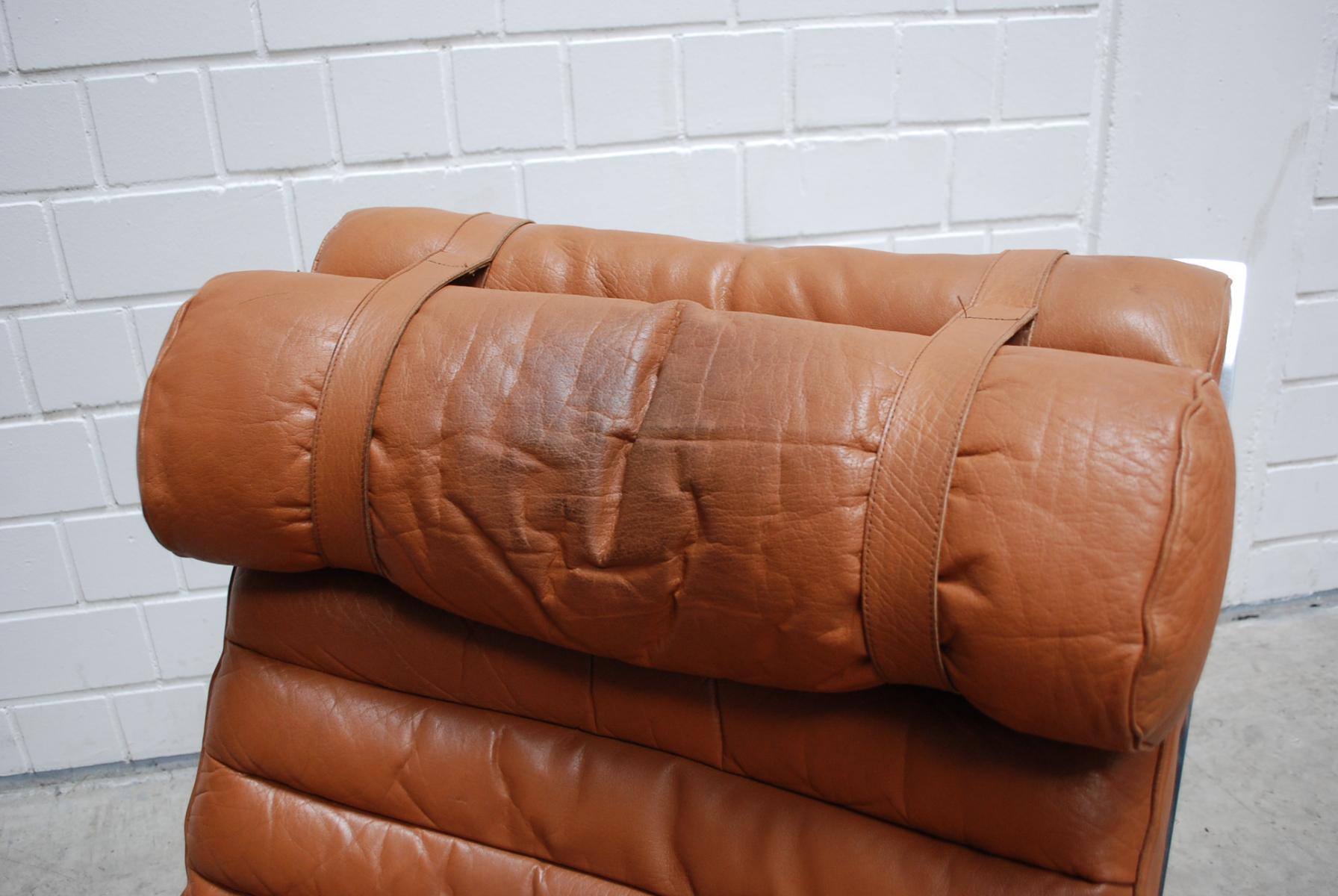 ARI Cognac Leather Armchair by Arne Norell