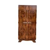 Art Deco cabinet walnut bramble H149