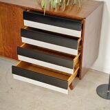 Black and white U 460 sideboard by Jiri Jiroutek for Interier Praha 1960