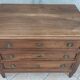 Louis XVI walnut commode from the 19th century.