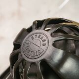 Vintage 1950s Strand Electric Patt 123 Theatre lamp on an old Wooden Army Surveyors Tripod