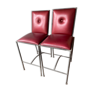 lot de 2 tabourets avec