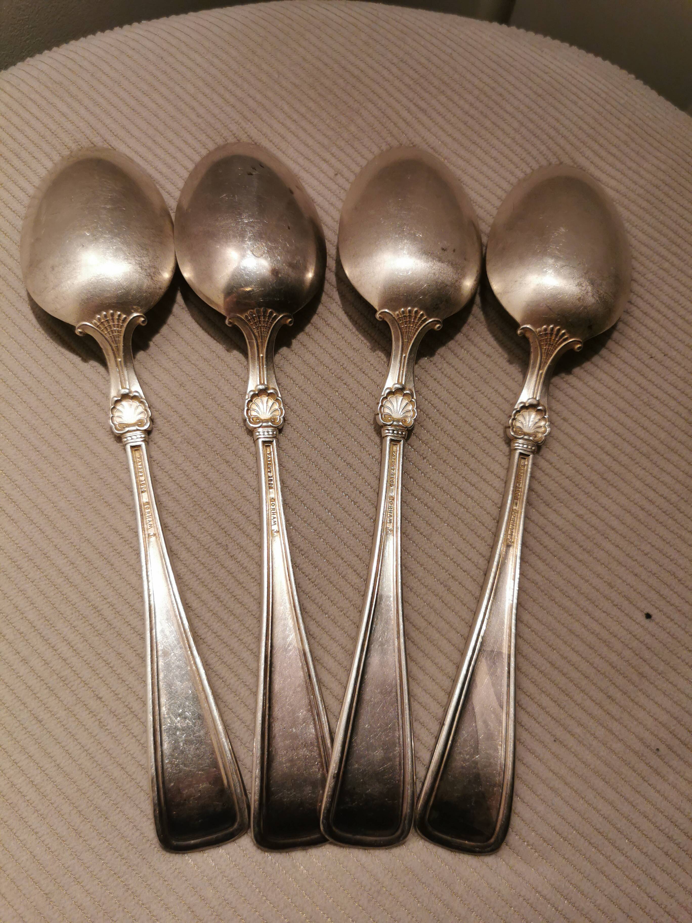 4 antique Gorham spoons from 1905