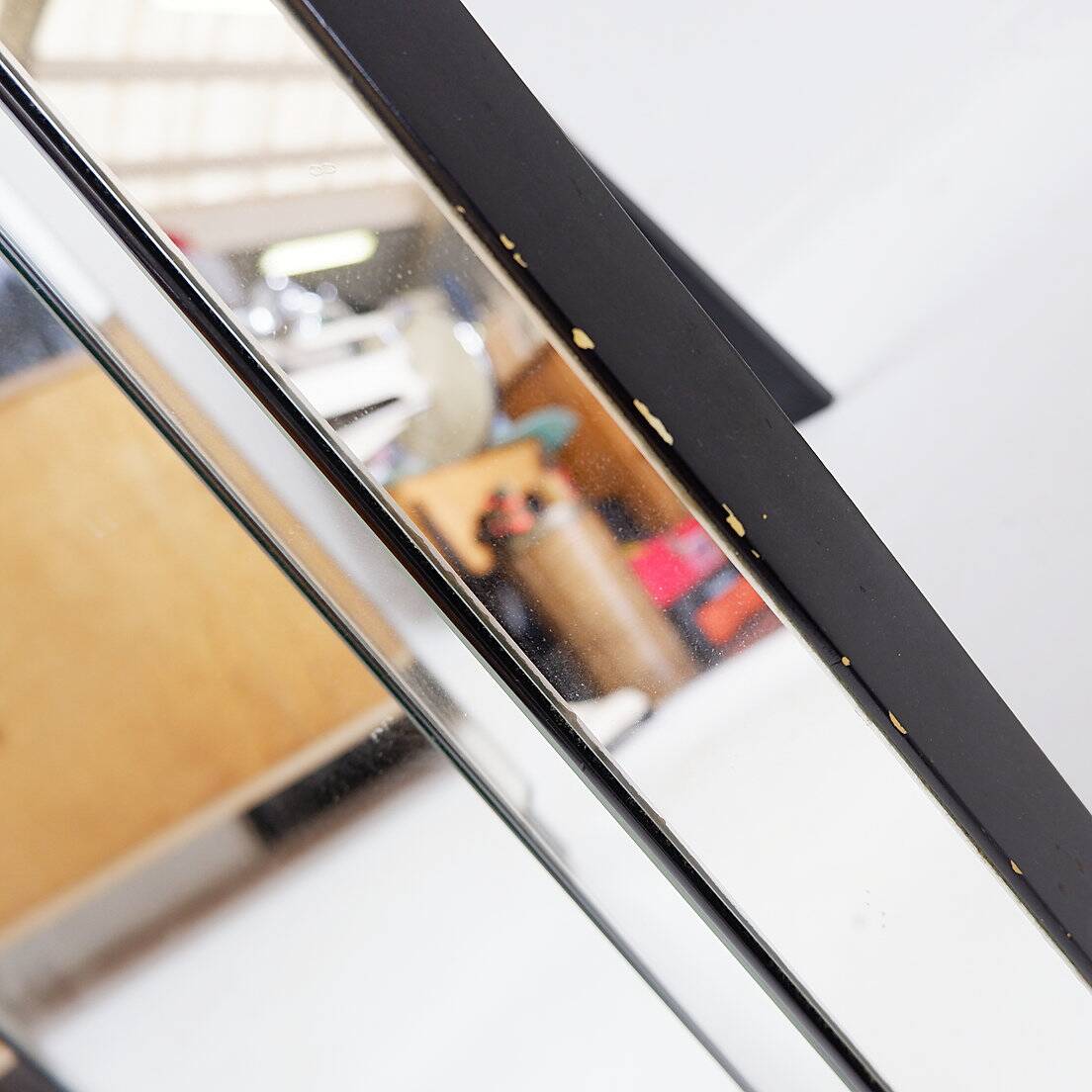 Art Deco style pyramidal floor mirror - 20th century