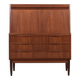 Danish Midcentury secretaire in teak by Erling Torvits for Klim Møbelfabrik