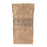 Kilim Boujad beige Berber rug - 157 x 326 cm