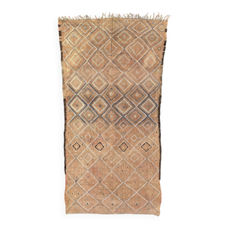 Tapis Berbère Kilim Boujad beige - 157 x 326 cm