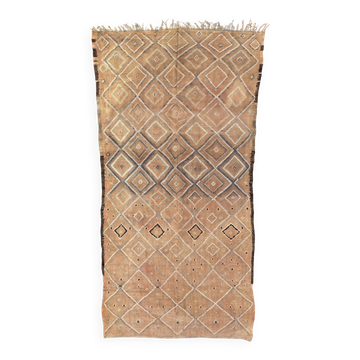 Kilim Boujad beige Berber rug - 157 x 326 cm