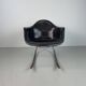 Fauteuil à bascule RAR Eames Herman Miller des années 1950 en noir